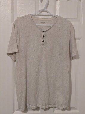 Old Navy soft washed short sleeve henley size large
